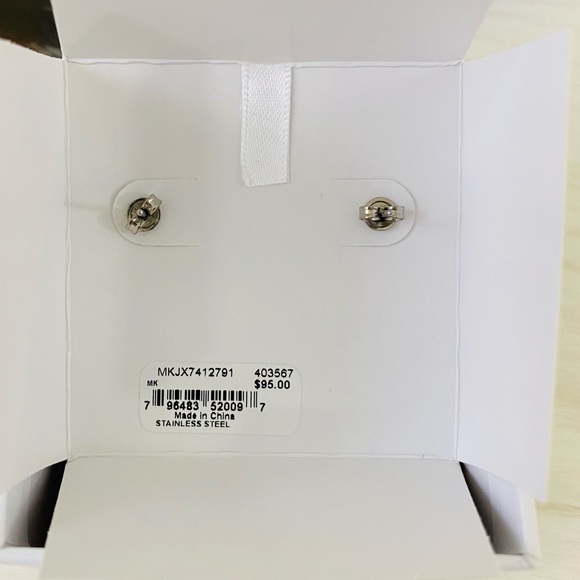 Michael Kors Padlock Stud Earrings - Picture 7 of 8